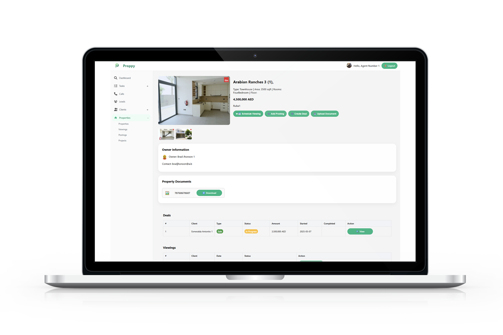 Property profile page